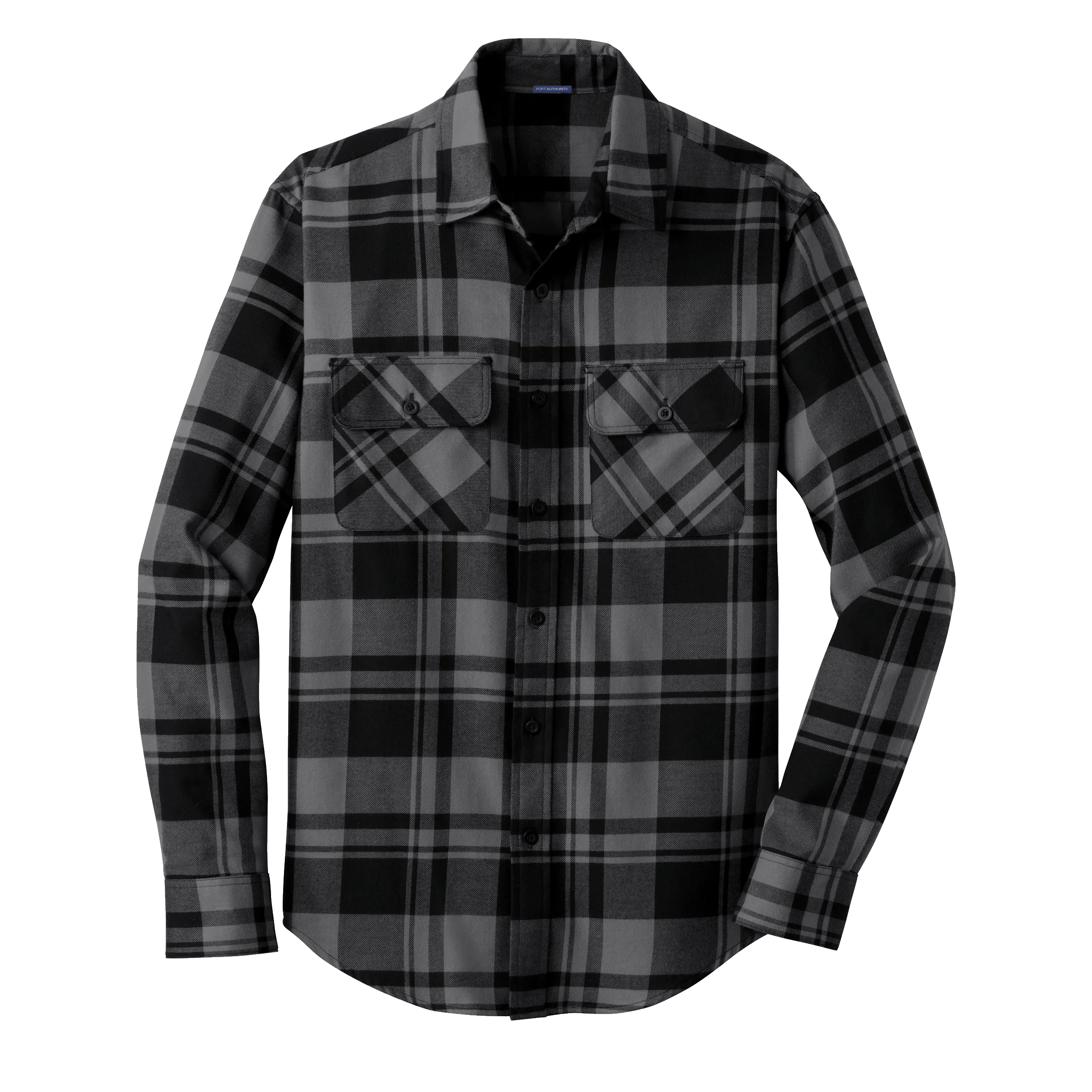 D1820M Mens Plaid Flannel Shirt