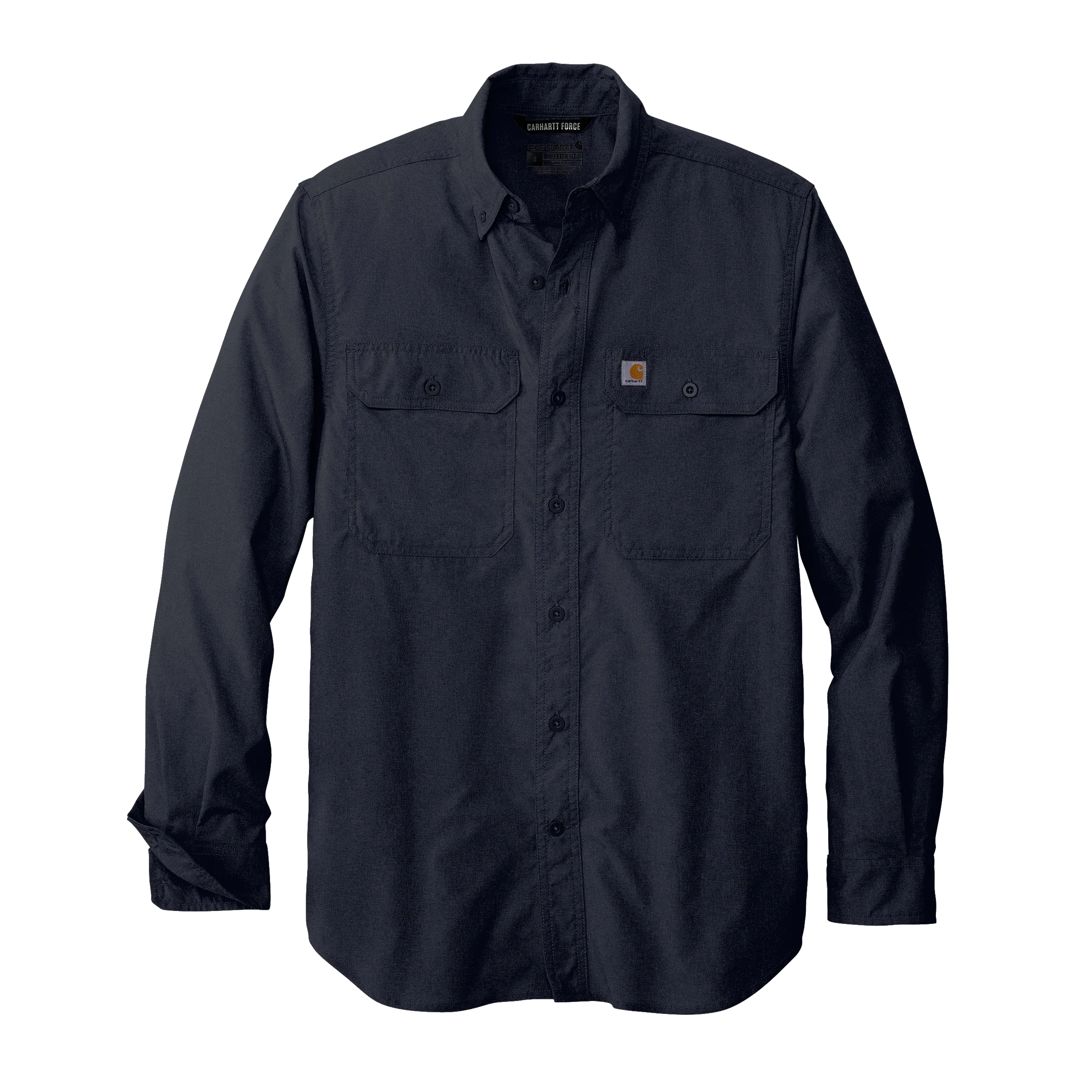 D2305 Mens Force Solid Long Sleeve Shirt