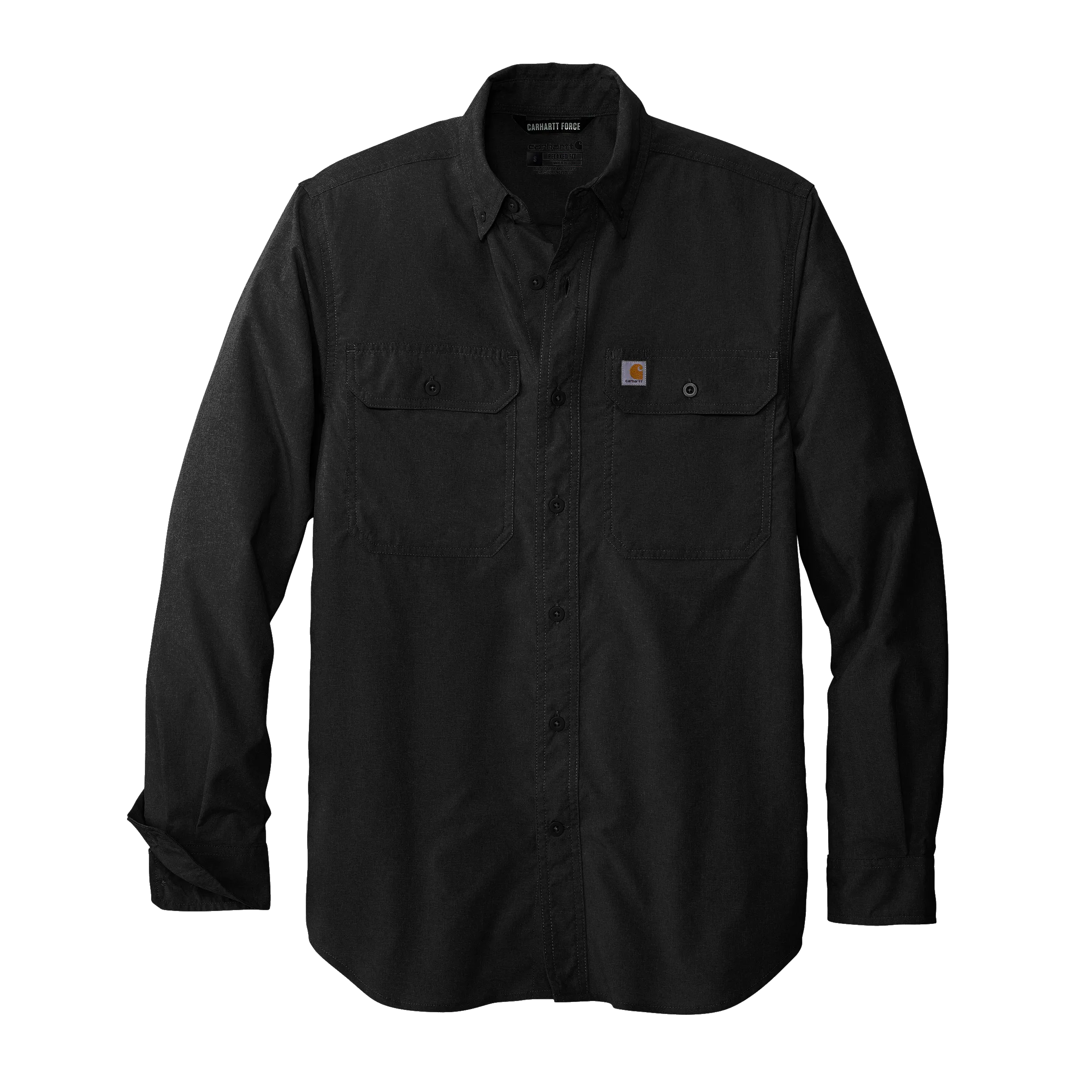 D2305 Mens Force Solid Long Sleeve Shirt