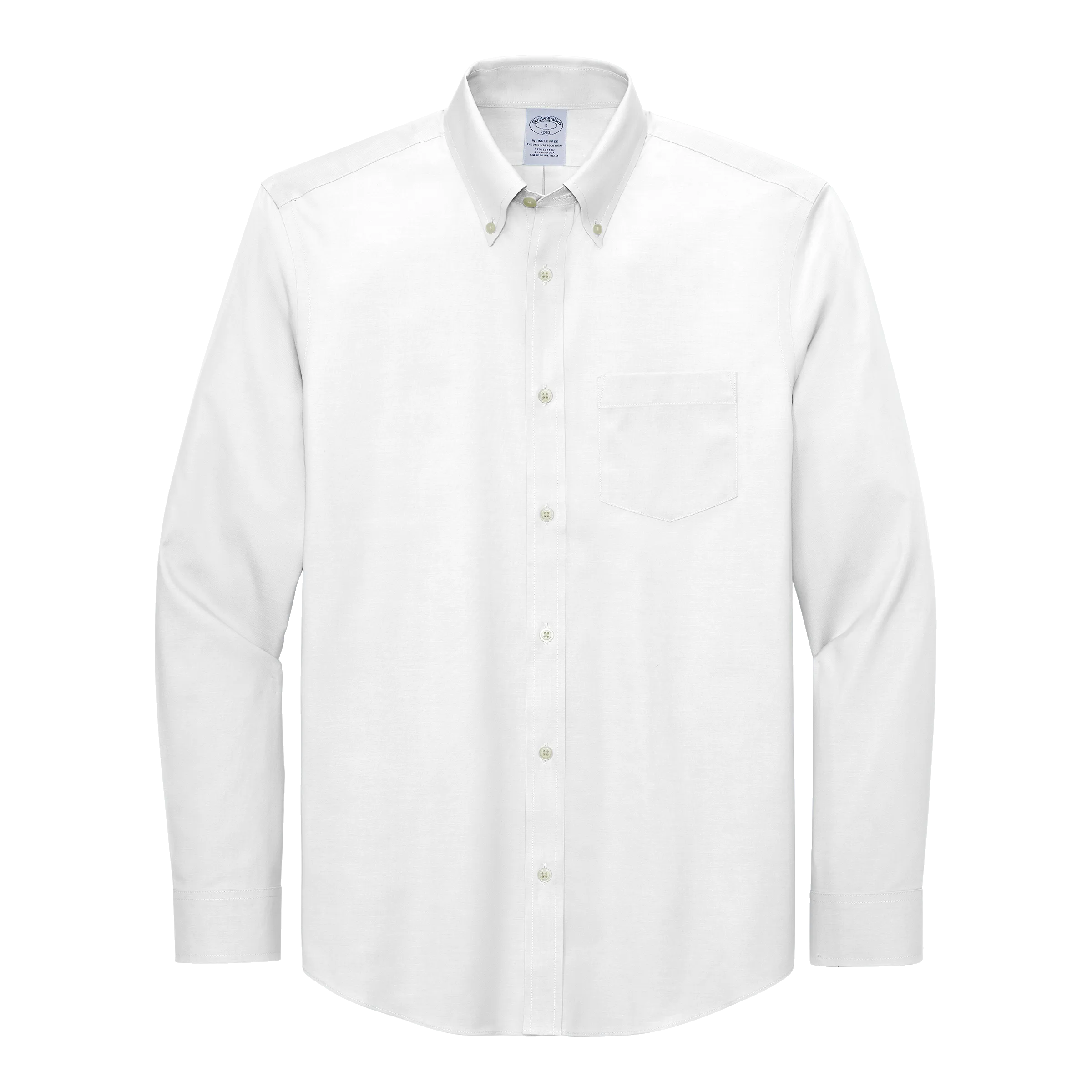 D2327M Mens Wrinkle-Free Stretch Pinpoint Shirt
