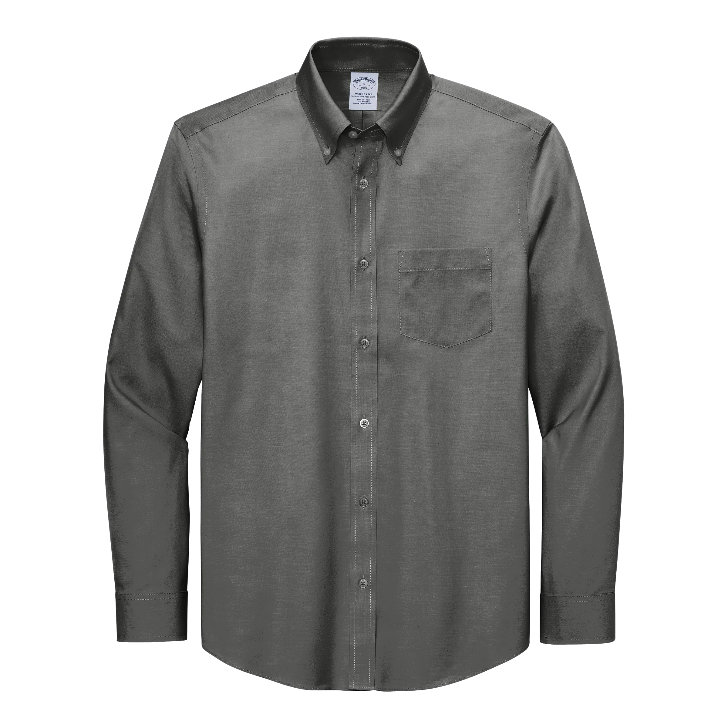 D2327M Mens Wrinkle-Free Stretch Pinpoint Shirt