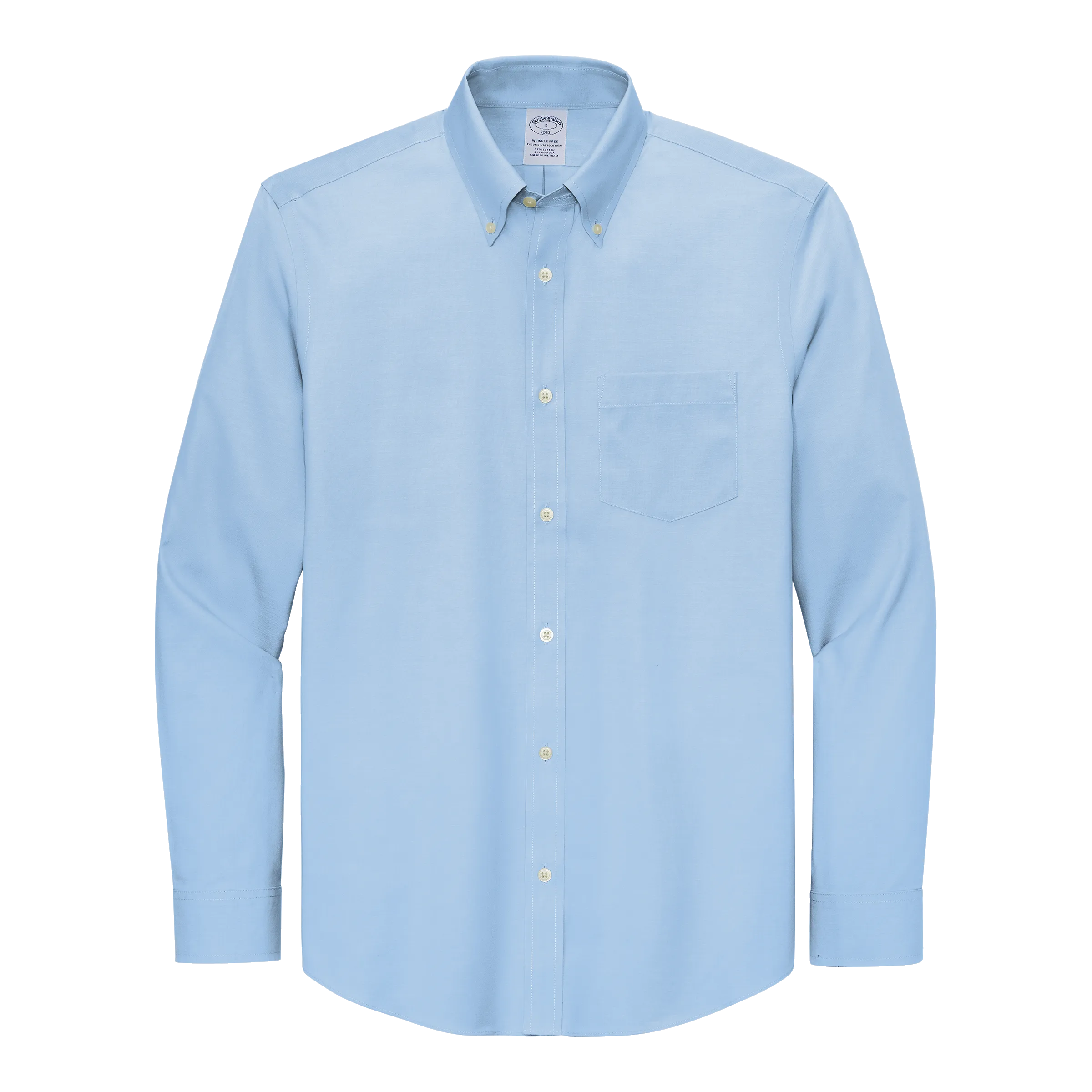 D2327M Mens Wrinkle-Free Stretch Pinpoint Shirt