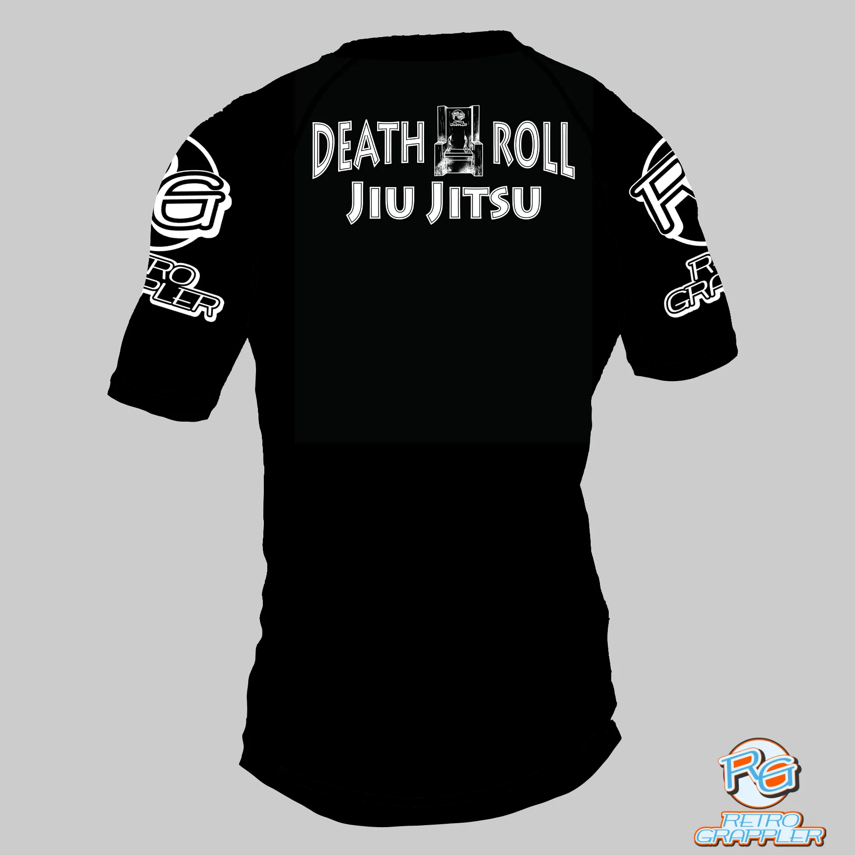 Death Roll Jiu Jitsu - Death Row Parody Rash Guard