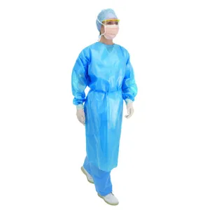 Disposable/Single Use Protection Gown with Long Sleeves - Single - CLEARANCE