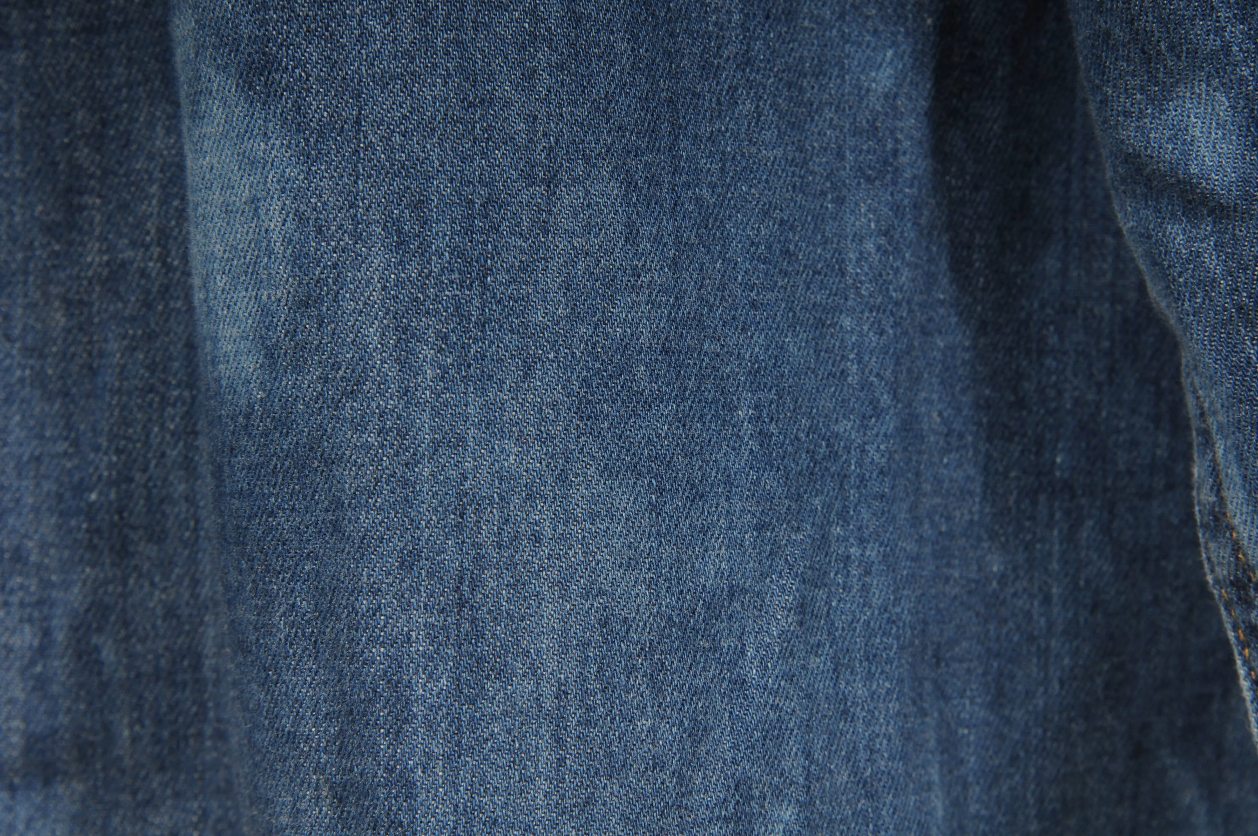 Distressed Bleached Western Denim Shirt