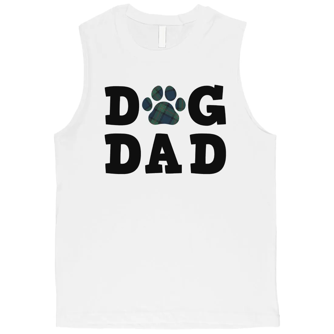 Dog Dad Mens Proud Soft-Hearted Cool Fun Father's Day Muscle Shirt