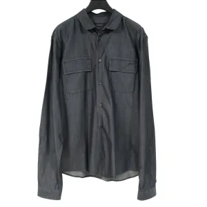 Duke Denim Button Down Pocket Shirt