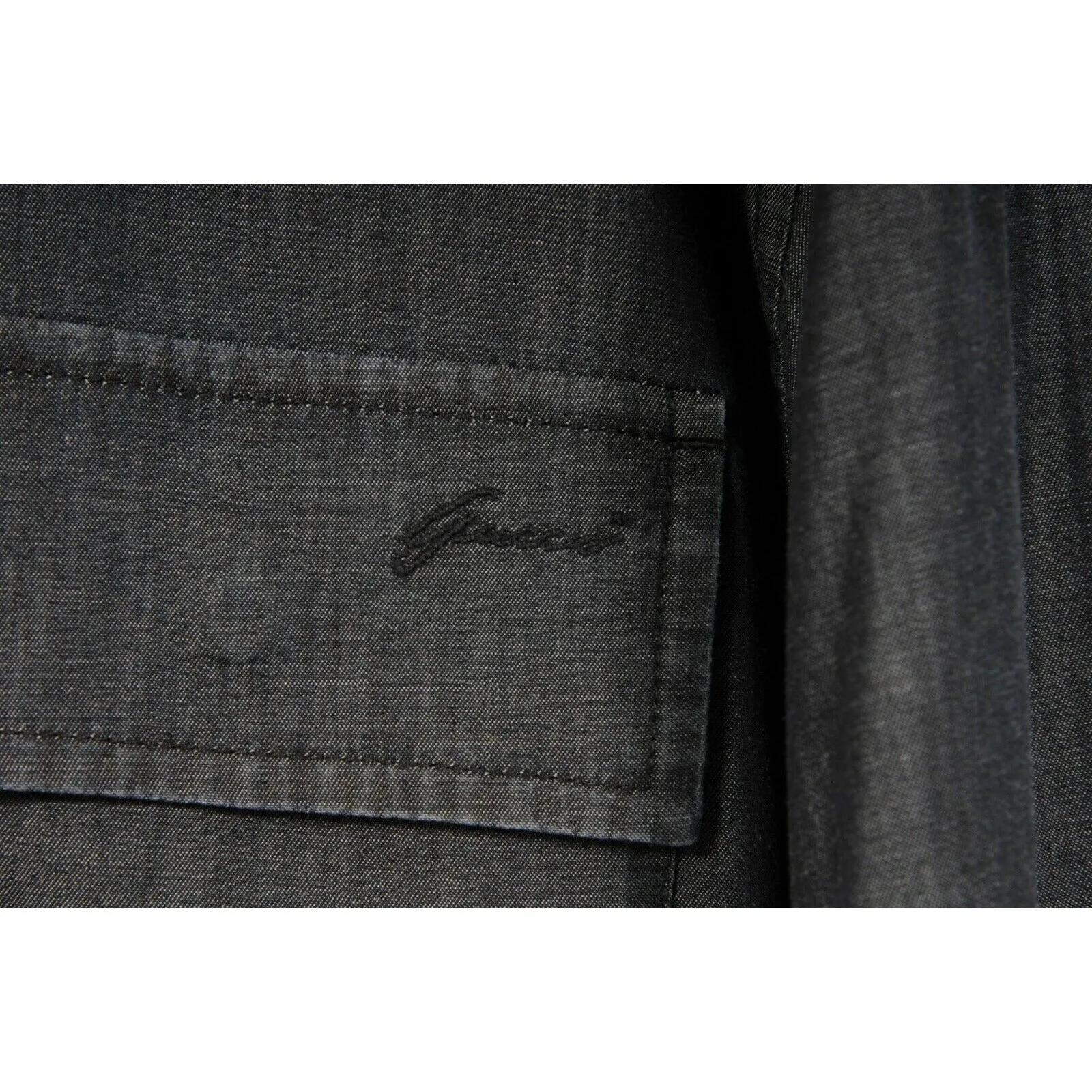 Duke Denim Button Down Pocket Shirt