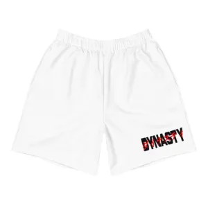 Dynasty Cyberpunk Katakana Active Training Workout Shorts (White)