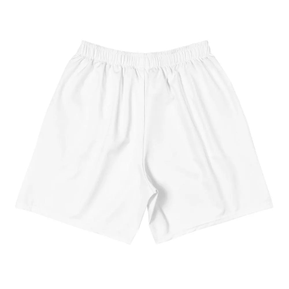 Dynasty Cyberpunk Katakana Active Training Workout Shorts (White)