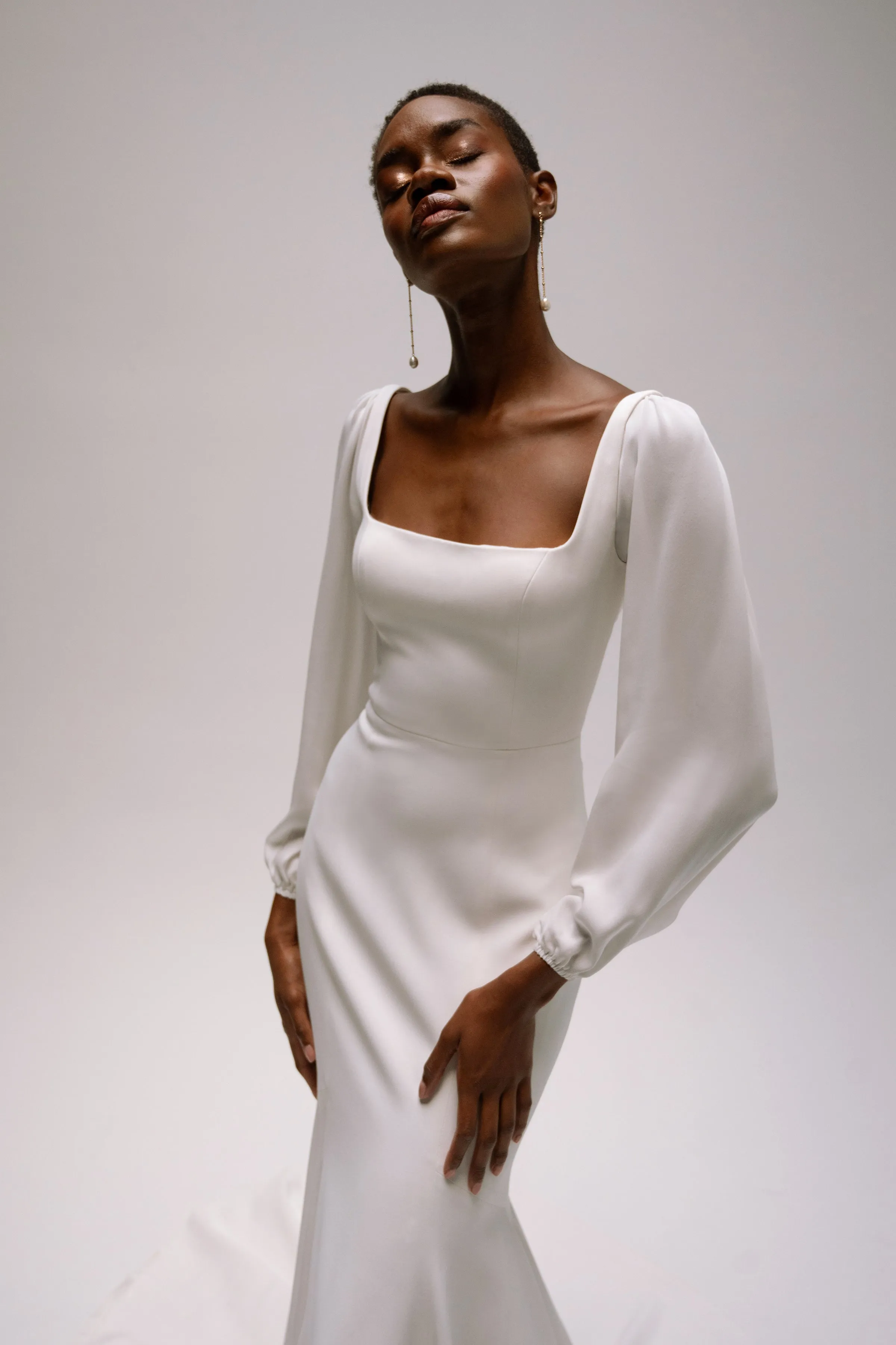Eden Long Full Sleeve - Pearl