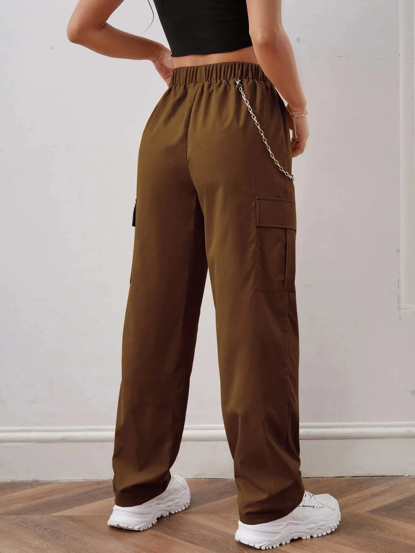 Elastic Waist Cargo Pant