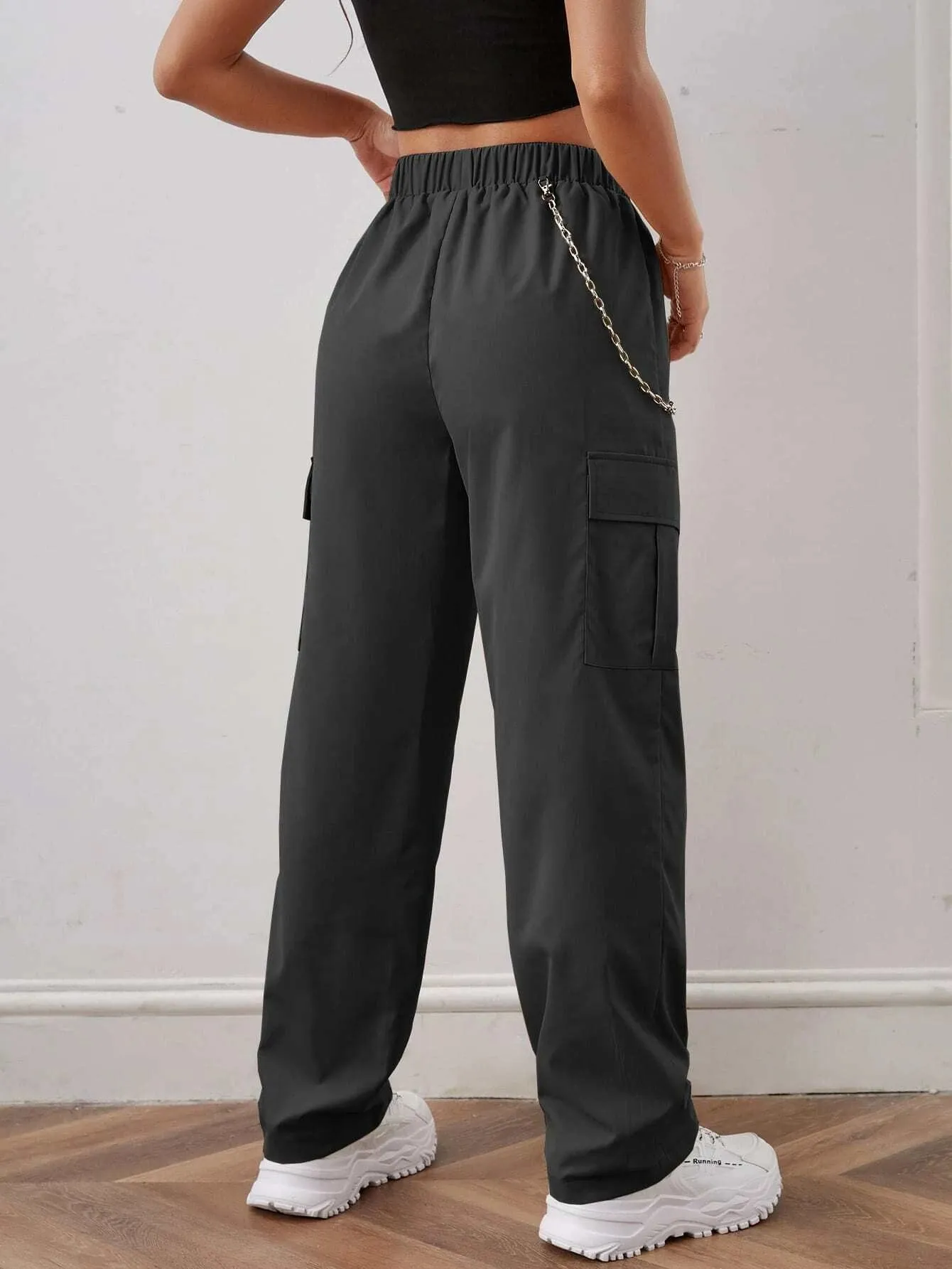 Elastic Waist Cargo Pant