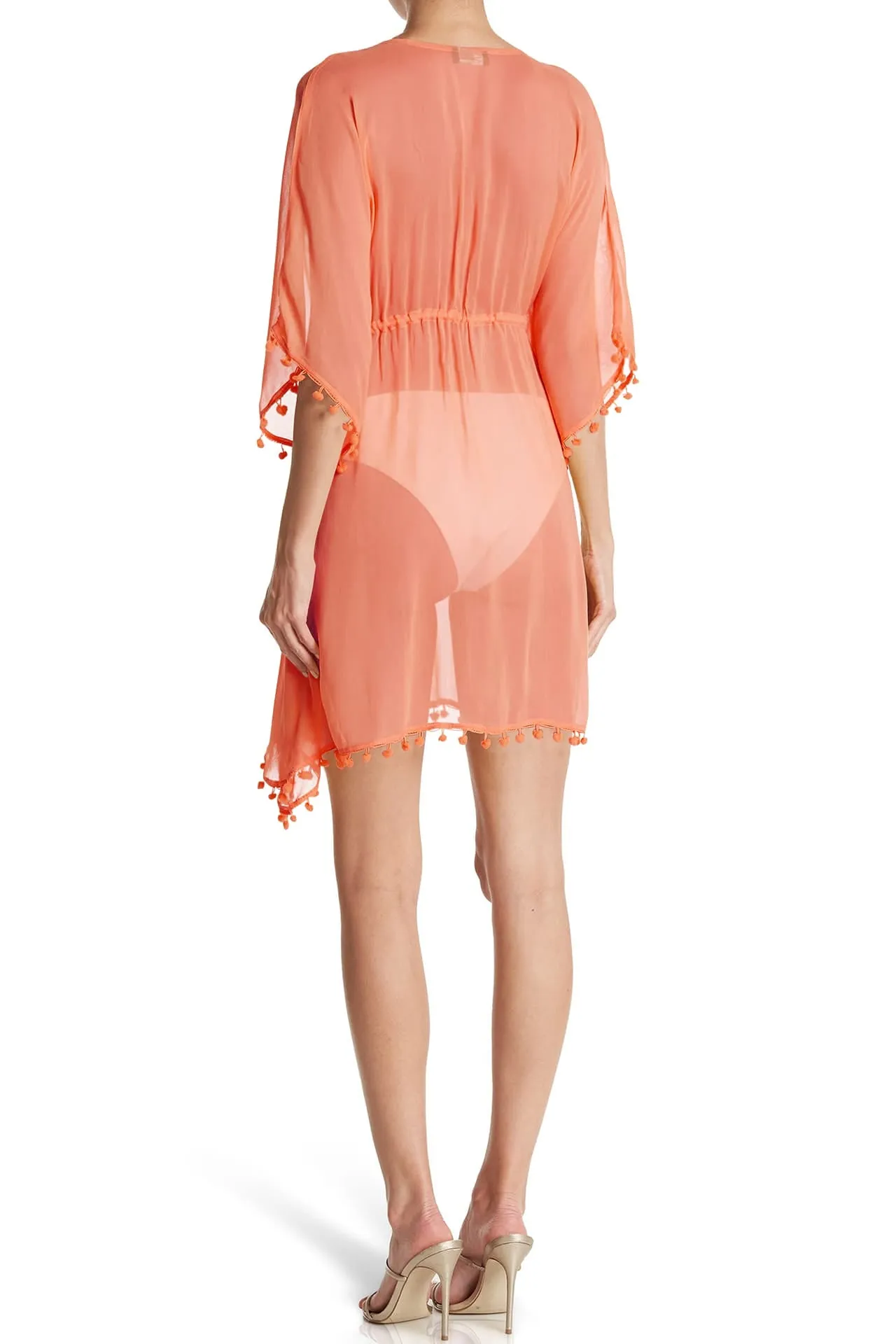 Elegant Coral Cover Up