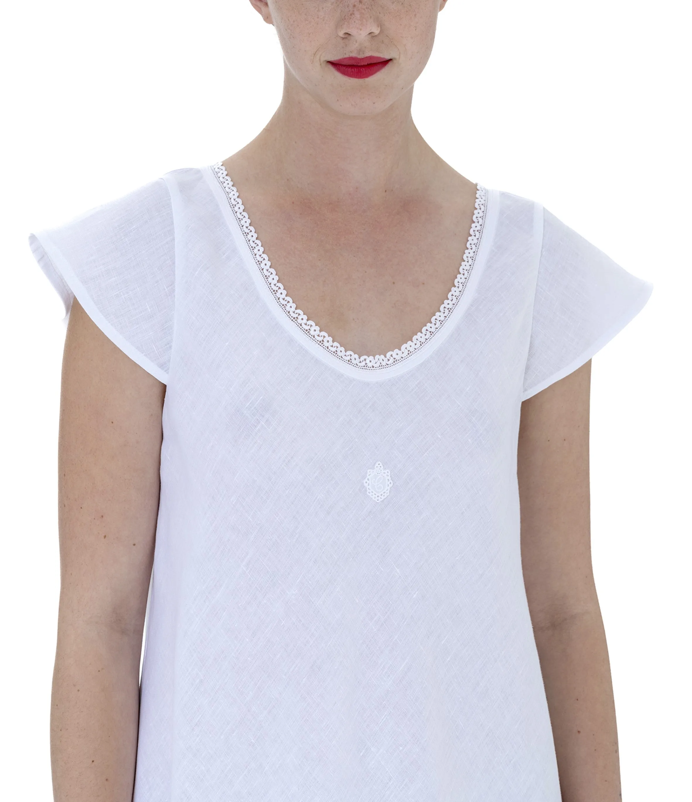 Eleni 2NH Linen Nightdress (In stock, 3-day dispatch)