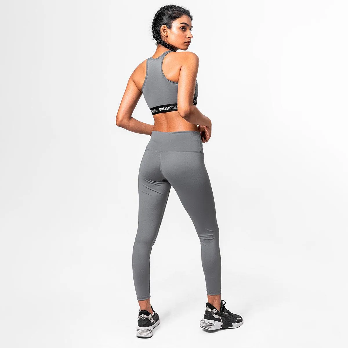 Elevate High Waist Leggings - Grey
