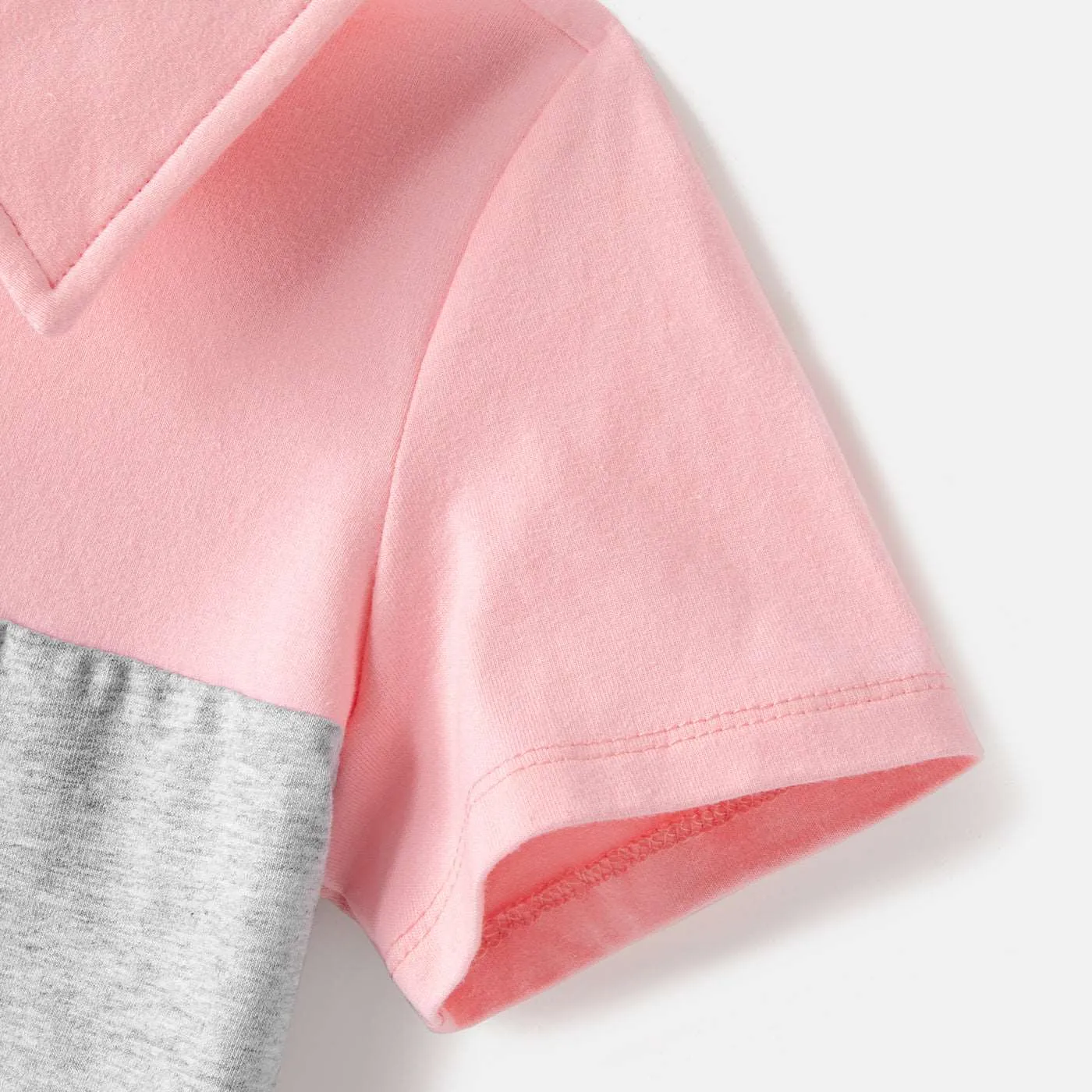 Family Matching 95% Cotton Short-sleeve Colorblock Polo Shirts and Floral Print Naia? Spliced Tank Dresses Sets