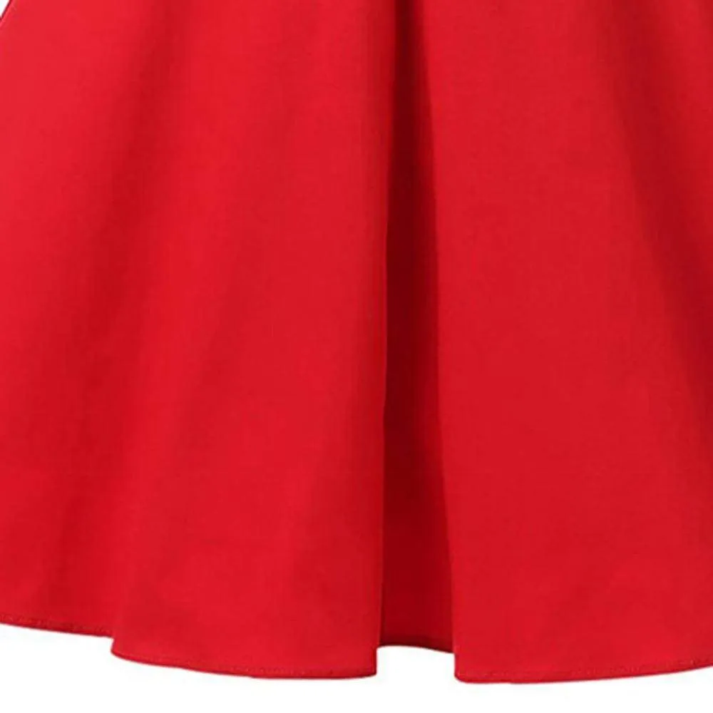 FashionSierra - Women Vintage Halter Sleeveless Dresses Women Party Night Dress