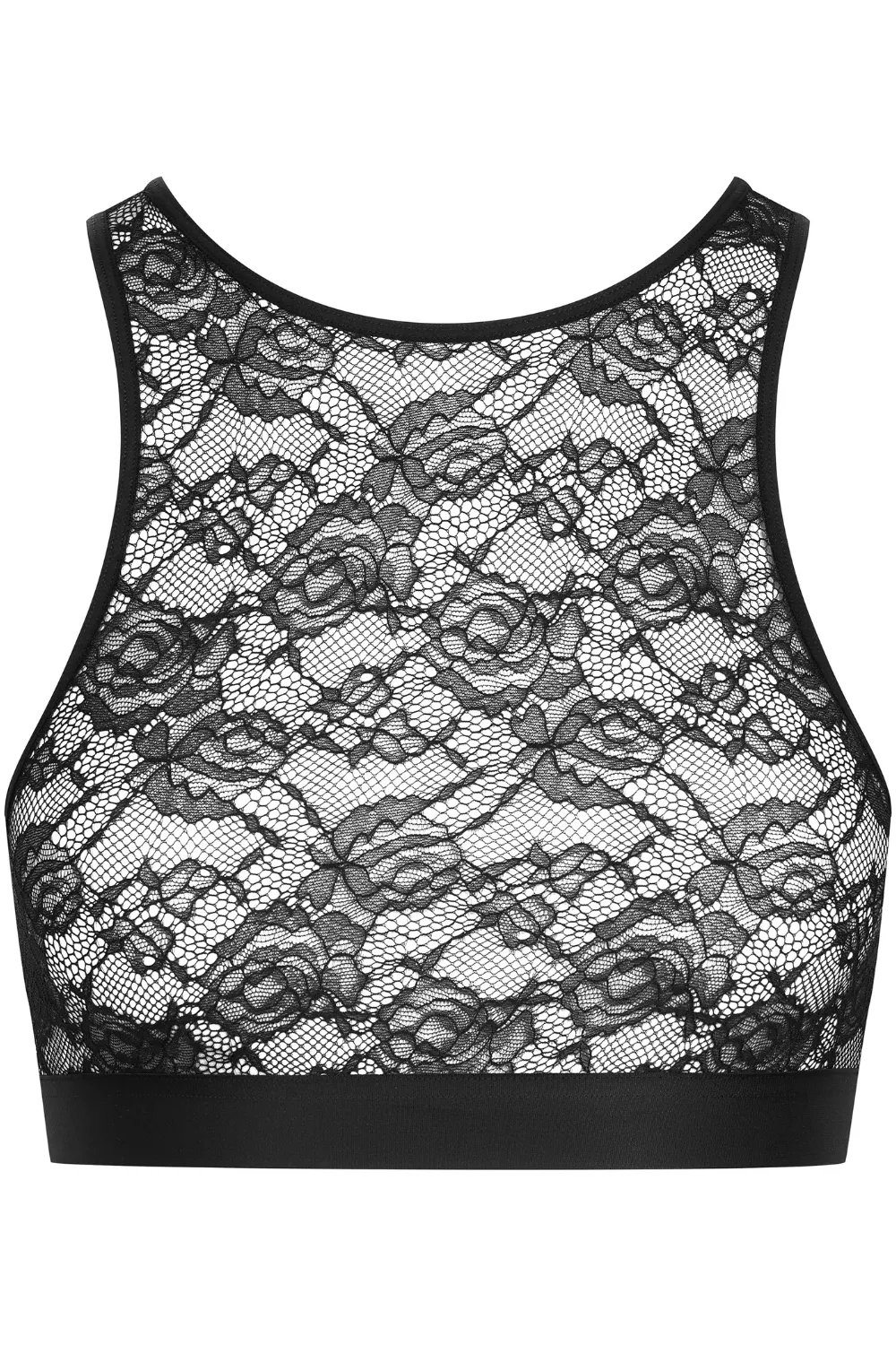 Flashback Lace Bralette Black