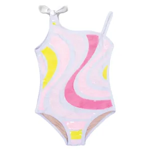 FLIP SEQUIN SWIRL ONE PIECE SWIMSUIT