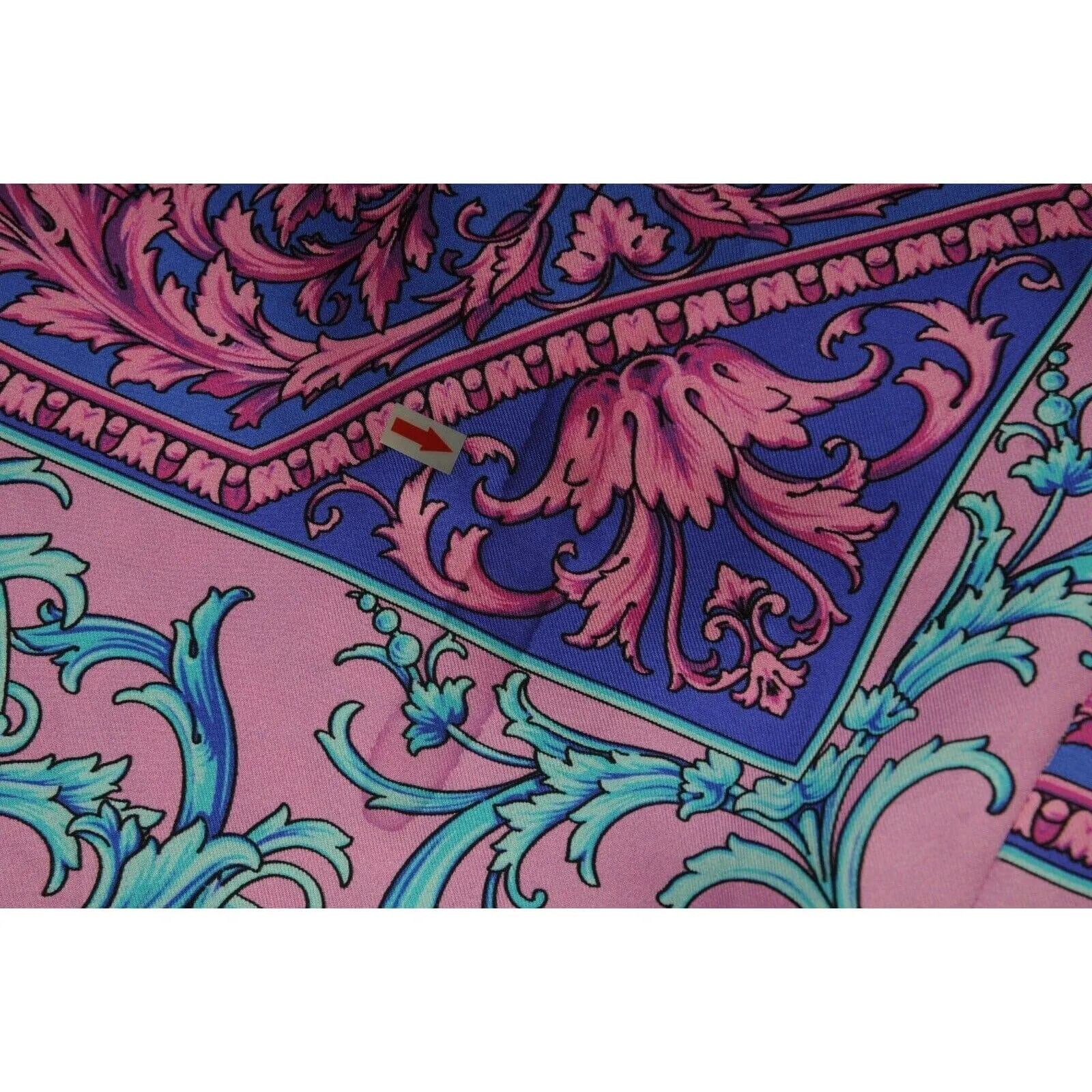 Floral Silk Button Down Shirt Purple Pink Blue Green Paisley