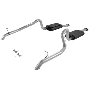 FLOWMASTER FORCE II CAT-BACK EXHAUST SYSTEM 1987-1993 Ford Mustang GT with 5.0L engine