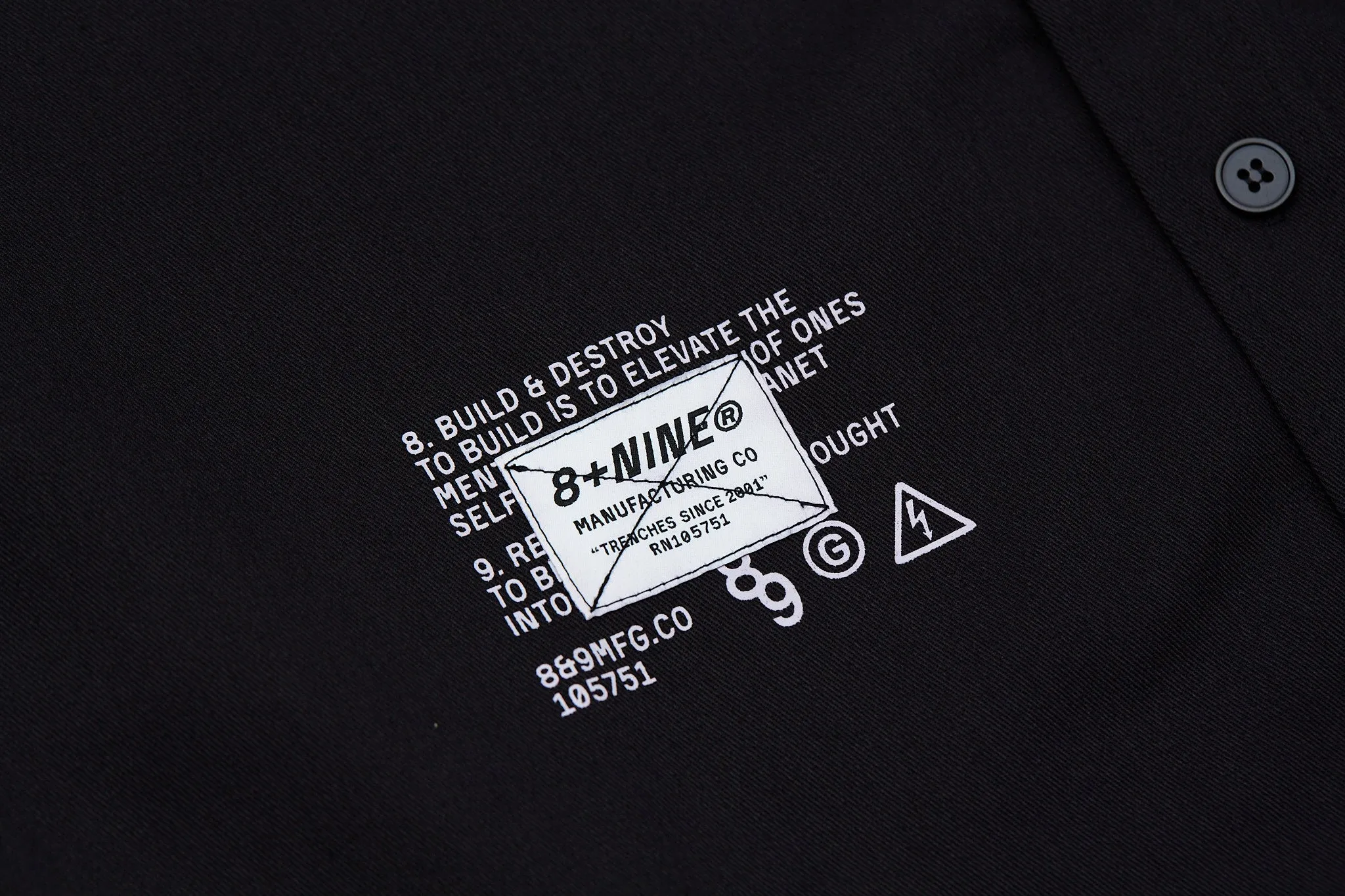 Gargantuan Work Shirt Black