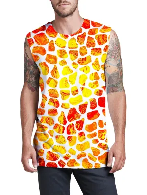 Giraffe Pattern Men's Muscle Tank