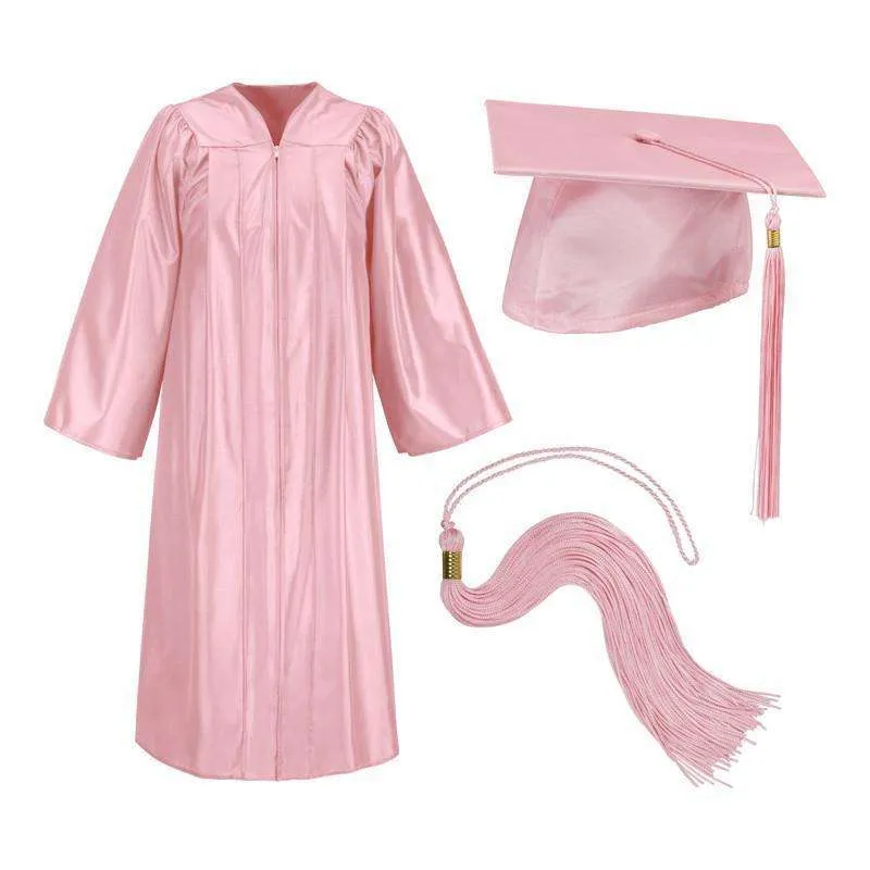 Graduation Caps And Gowns. Shiny Finish All Colors For Sale. American Company