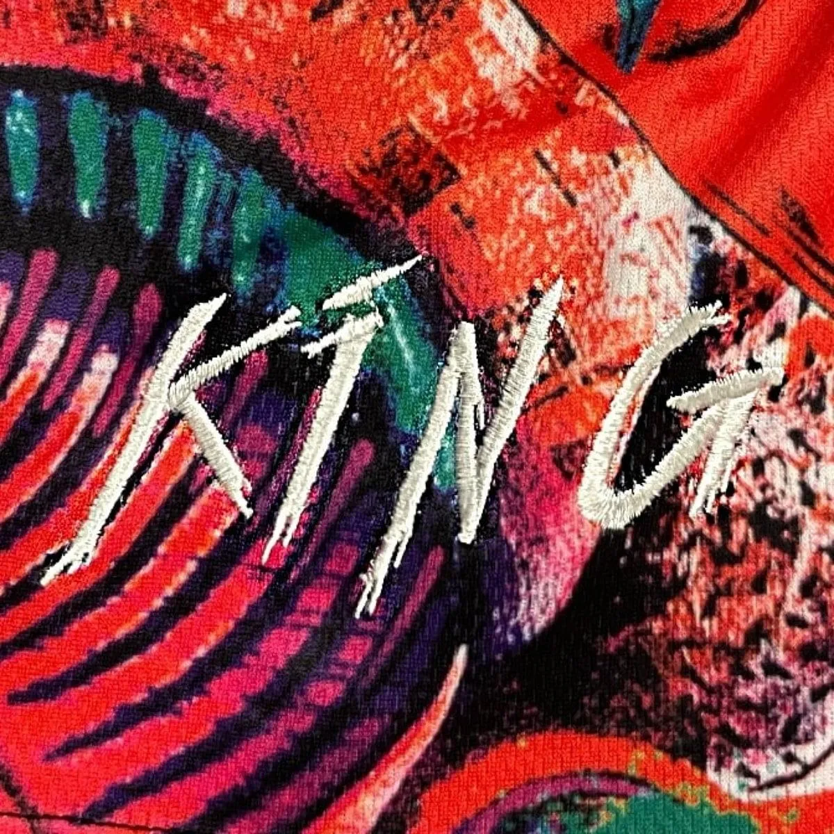 Graffiti Print Mesh Shorts