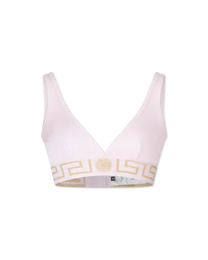Greek Key V-Neck Bralette