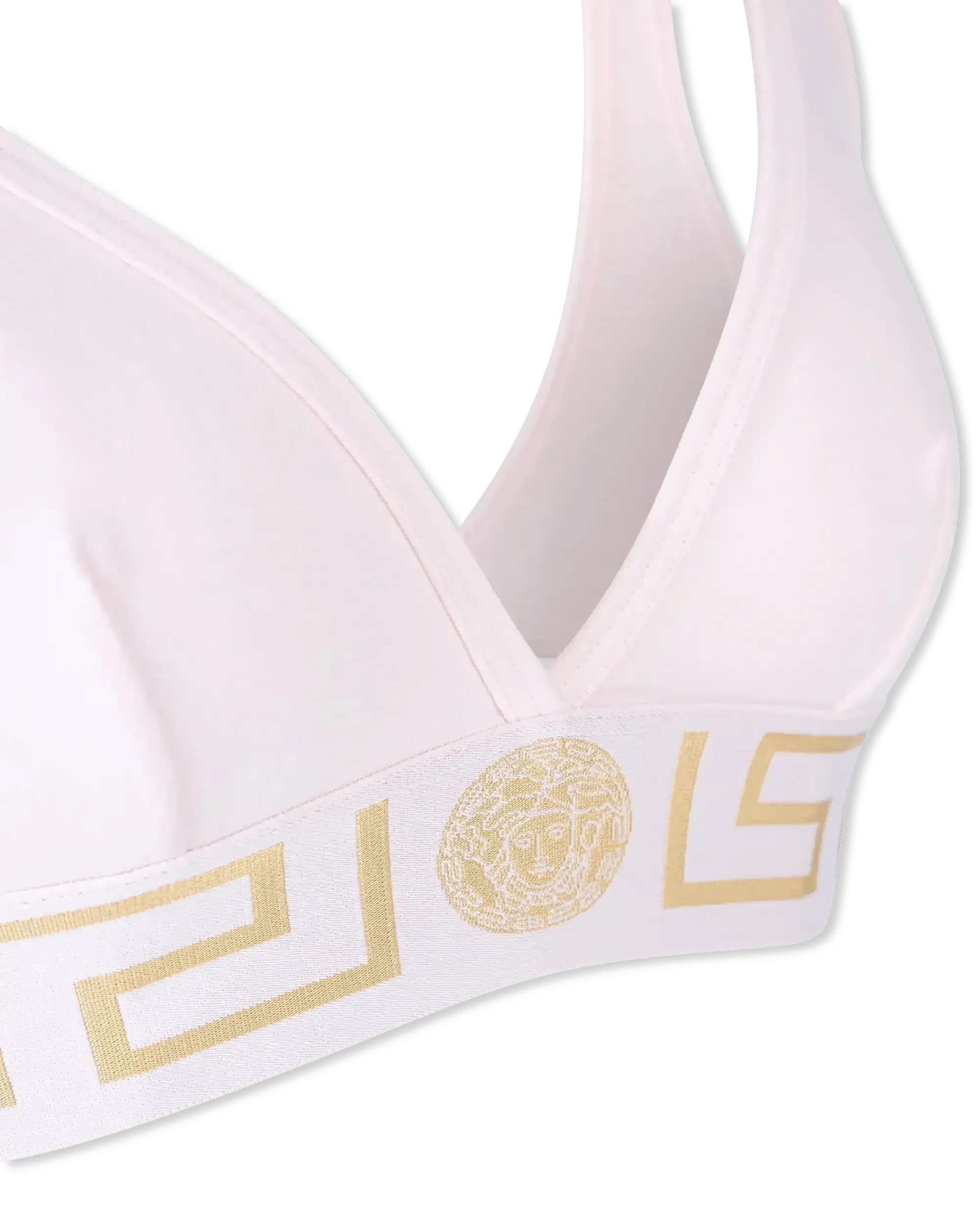 Greek Key V-Neck Bralette