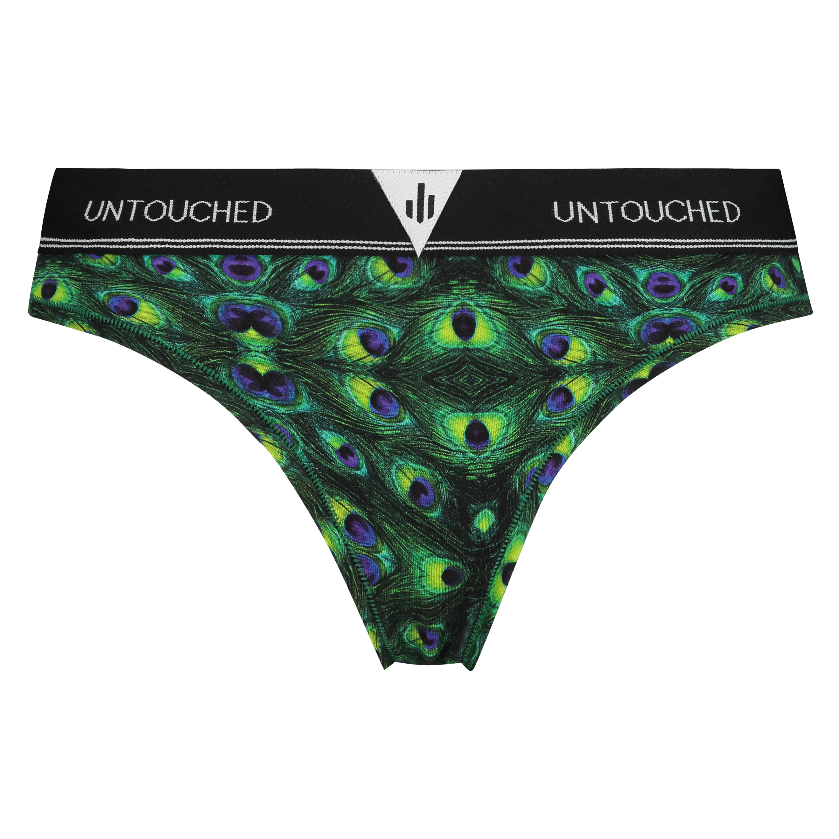 Green Peacock Thong Sample