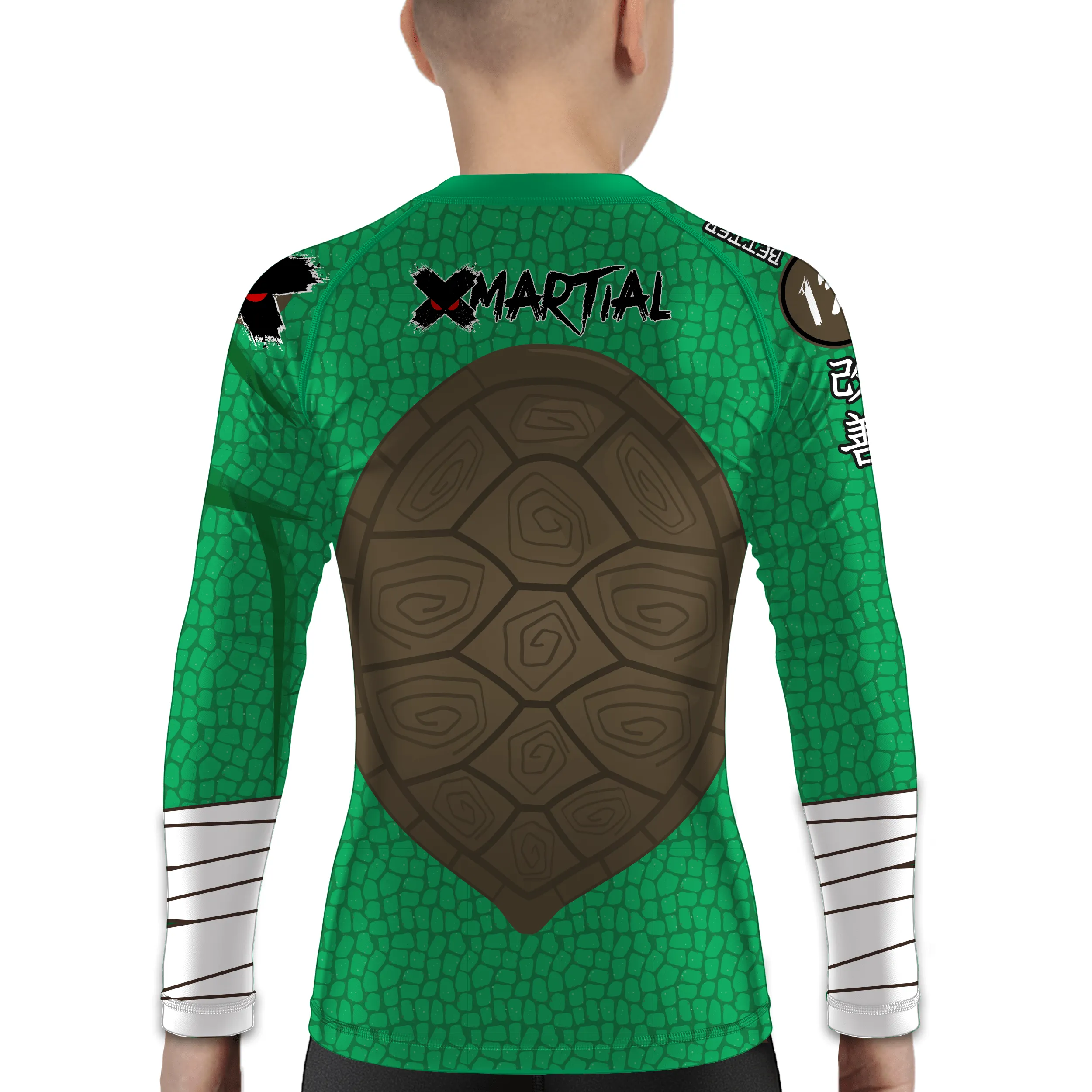Half Shell Kids BJJ Rash Guard