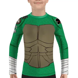 Half Shell Kids BJJ Rash Guard