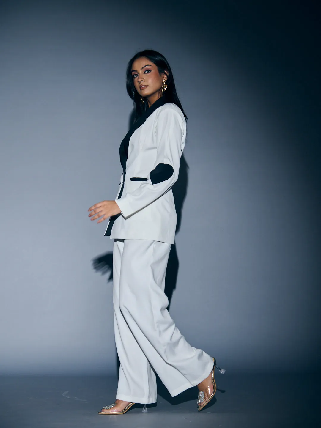 HEART PATCH PANT SUIT