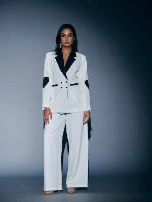 HEART PATCH PANT SUIT
