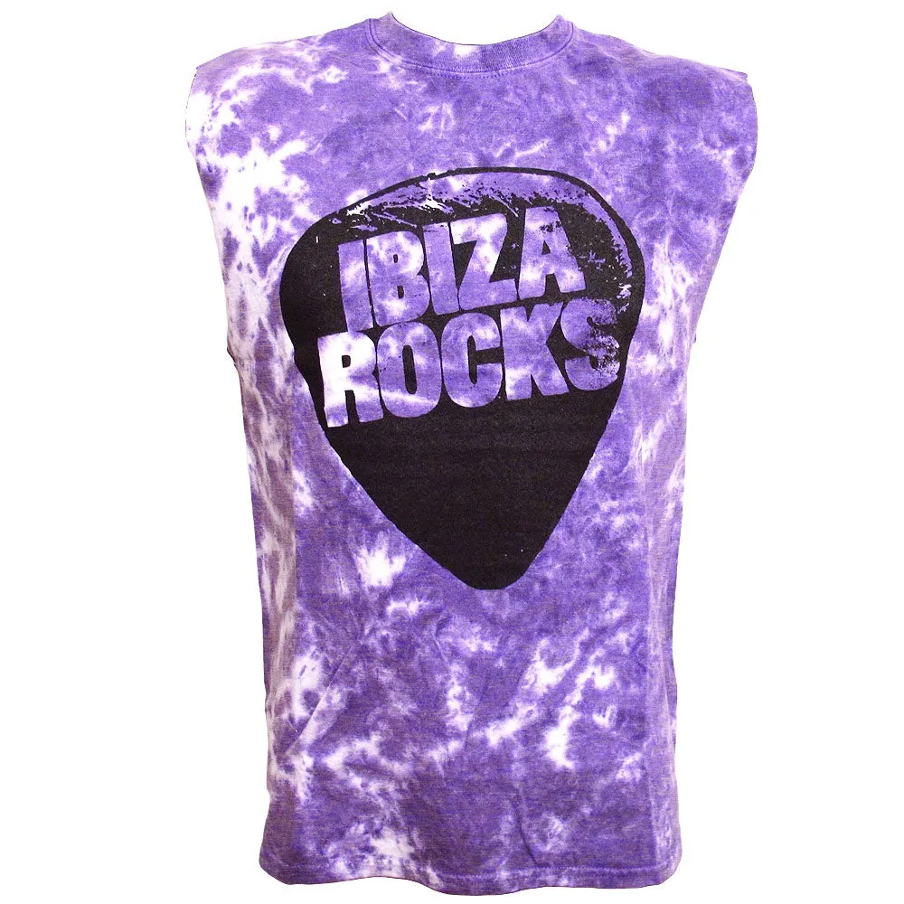 Ibiza Rocks Tie-Dye Men's Muscle Vest