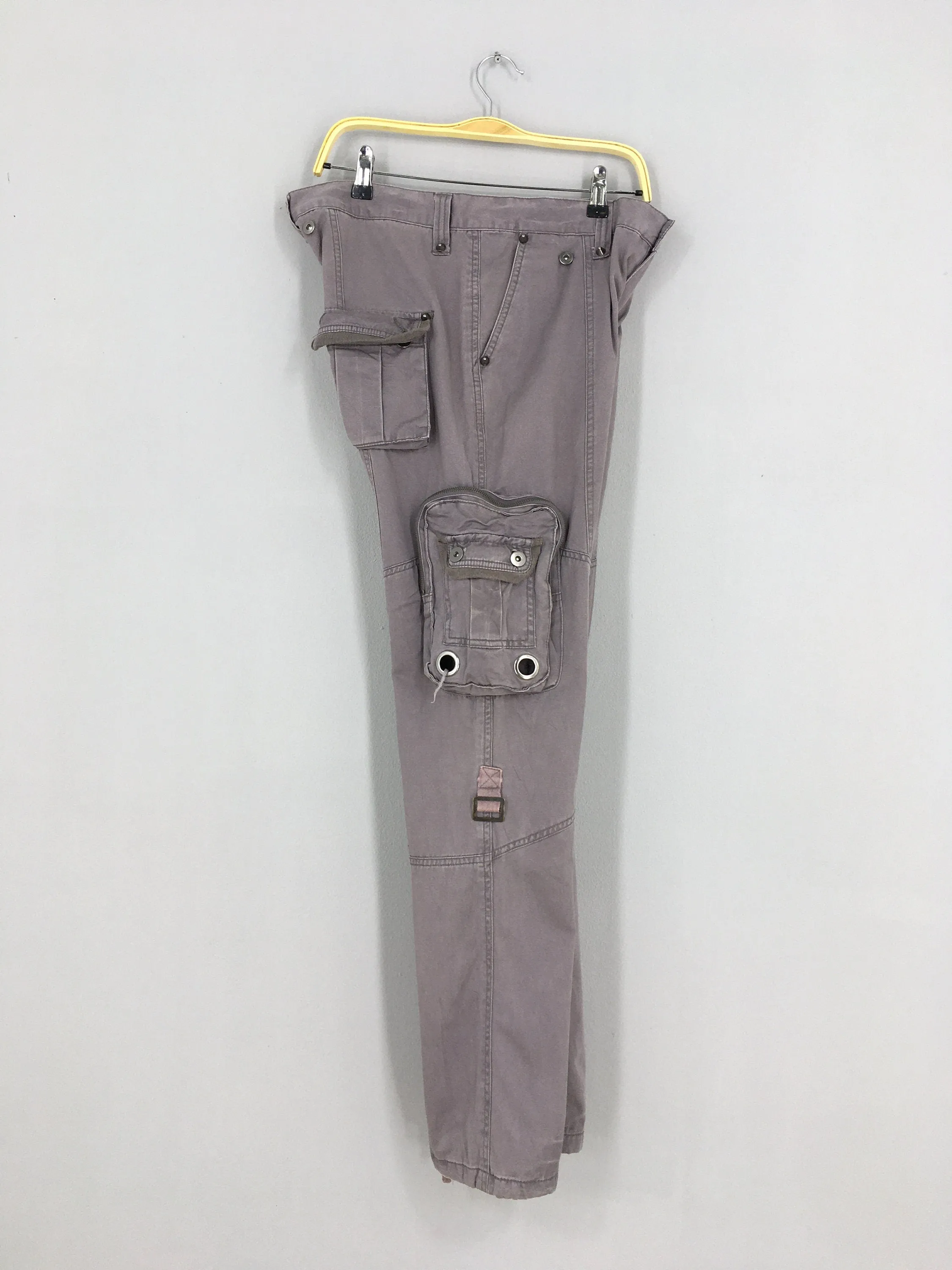 Japanese Glad News Cargo Pants Gray Size 34x31.5