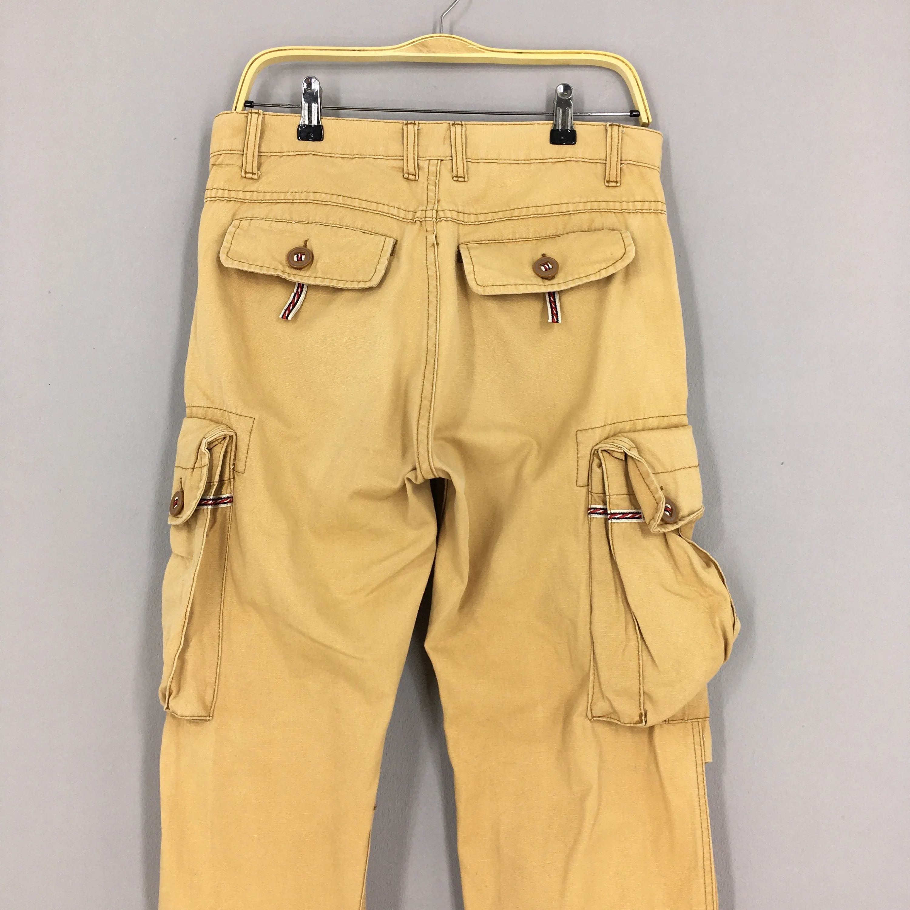 Japanese Jungle Storm Cargo Brown Cargo Pants Size 32x31