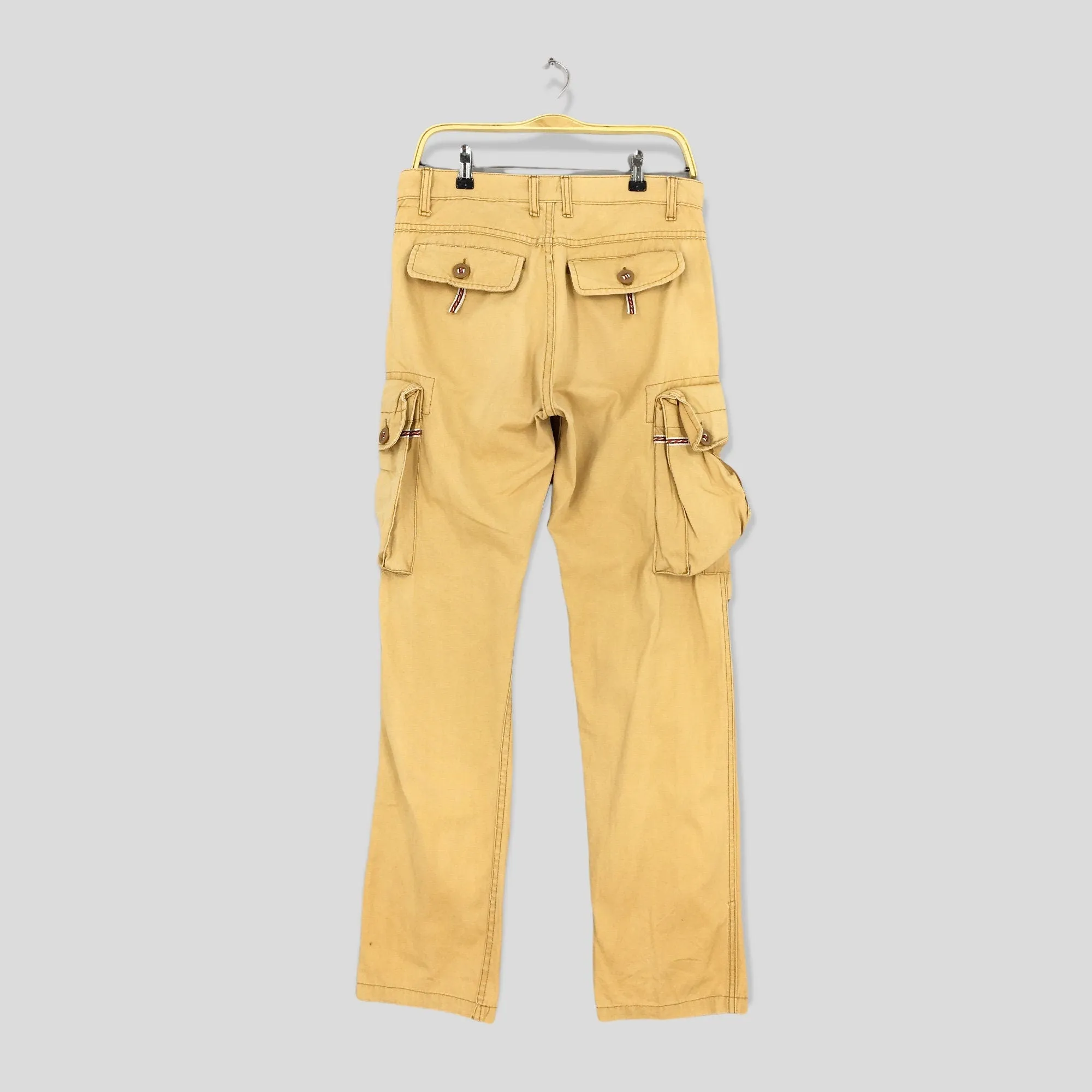 Japanese Jungle Storm Cargo Brown Cargo Pants Size 32x31
