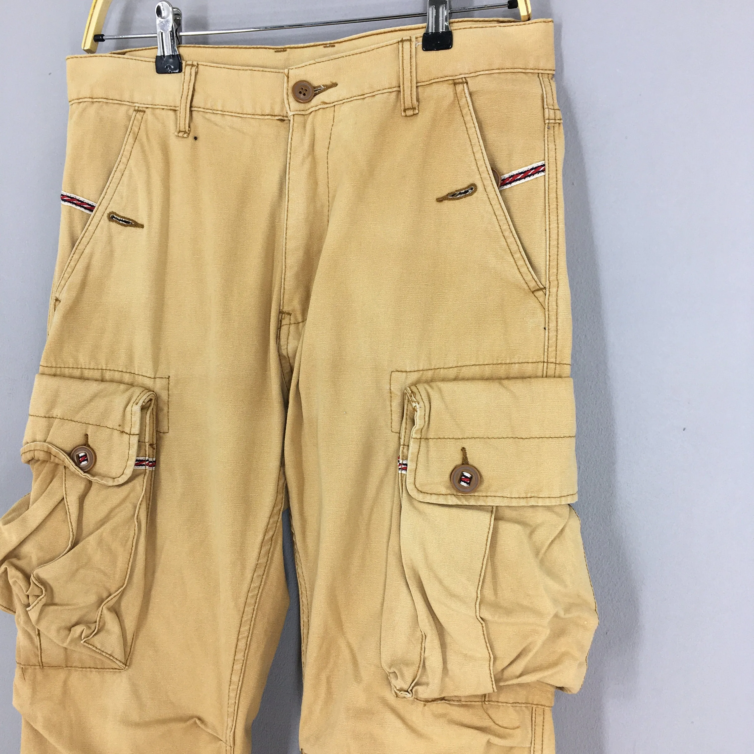 Japanese Jungle Storm Cargo Brown Cargo Pants Size 32x31