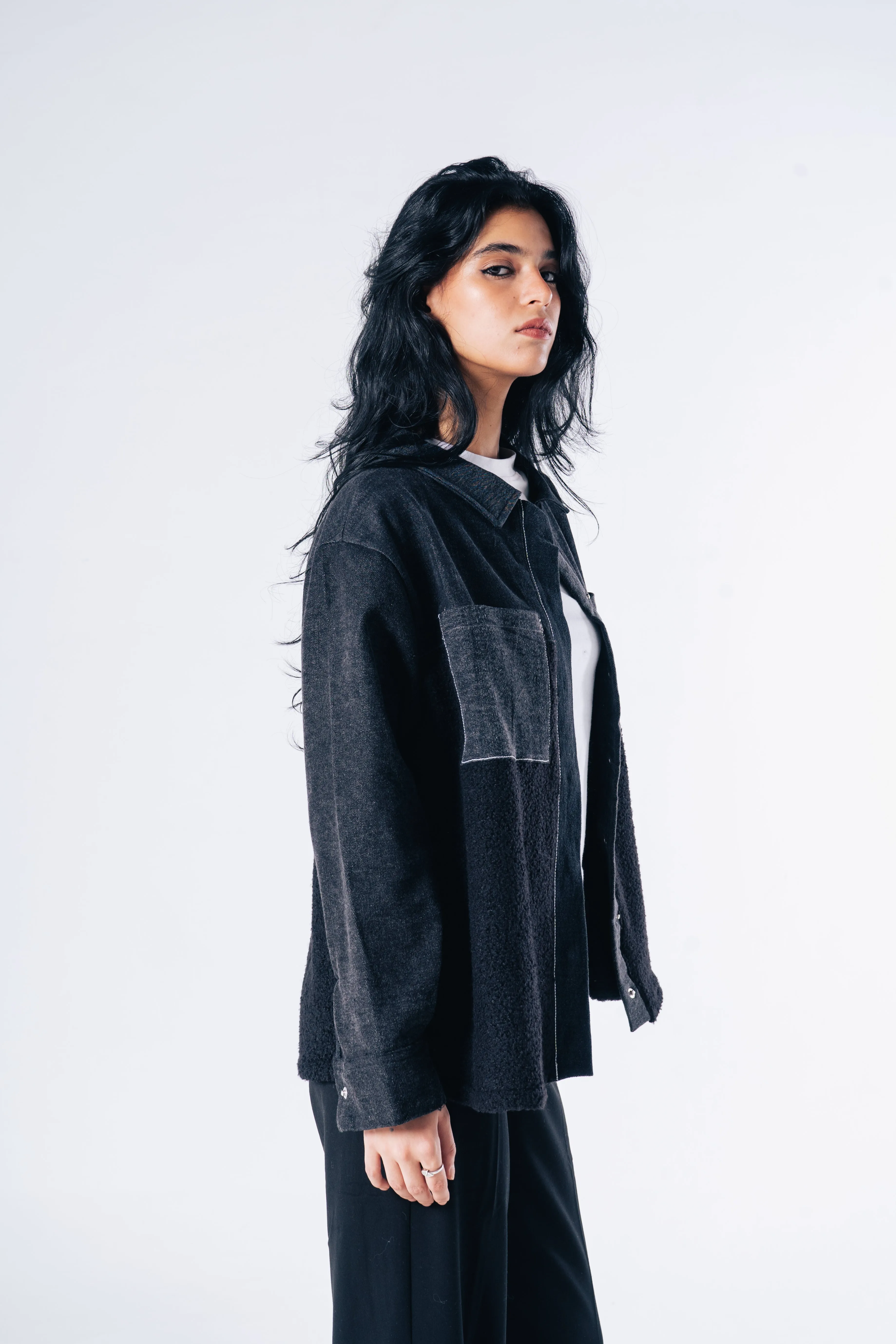 Jean-ius Shirt in Black