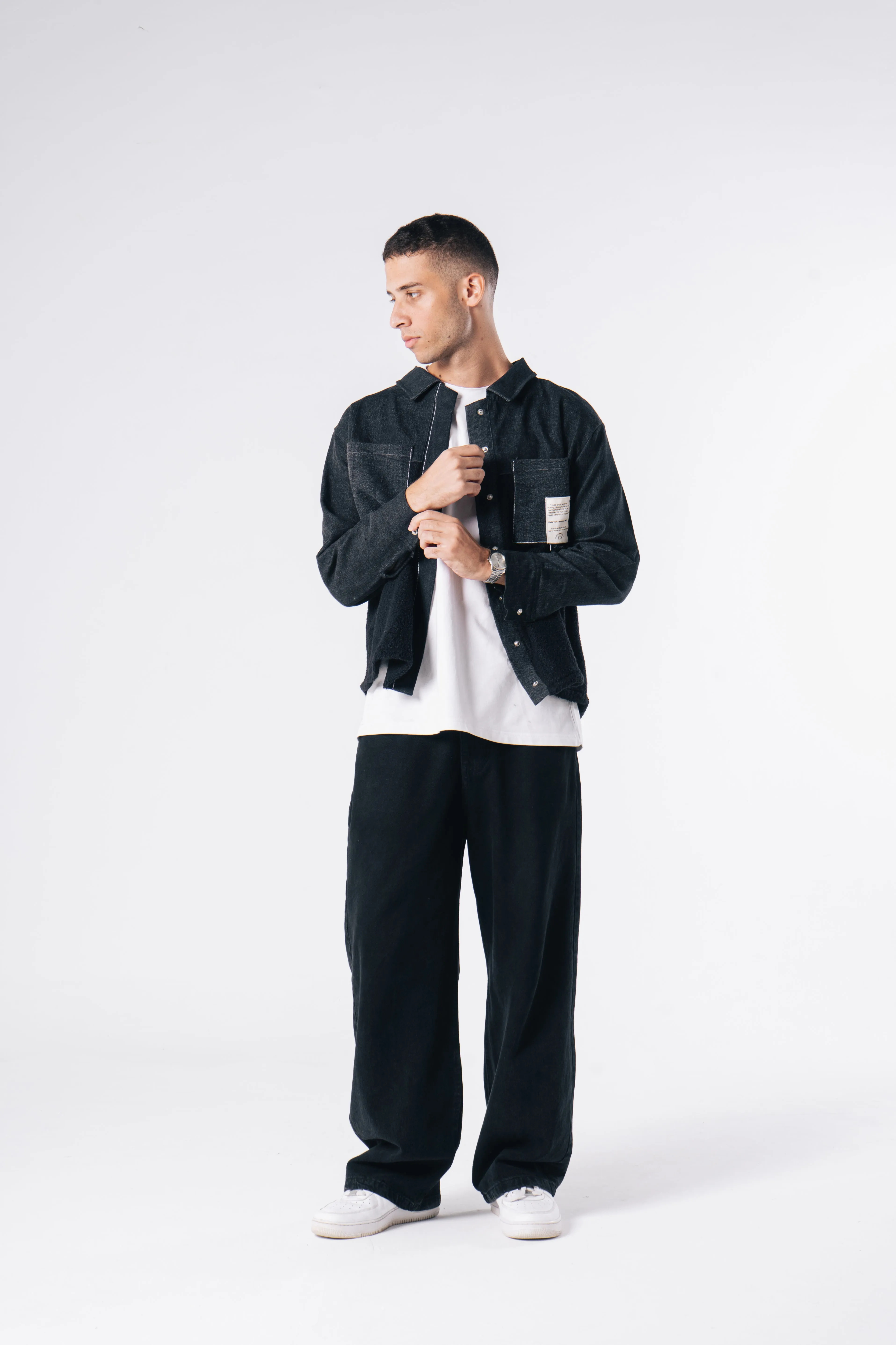 Jean-ius Shirt in Black