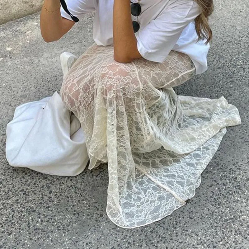 Jurnee Lace Maxi Skirt