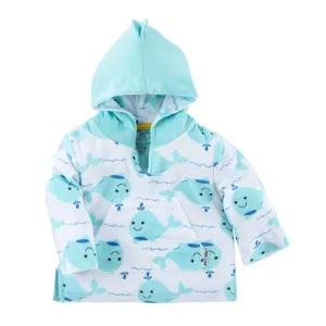 Kids’ Terry Whales Cover-Up