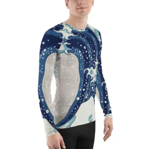 Killer Bee Gi Great Wave Wood Cut BJJ Rash Guard