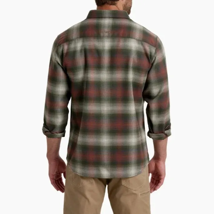 Law Flannel L/S - Olive Copper