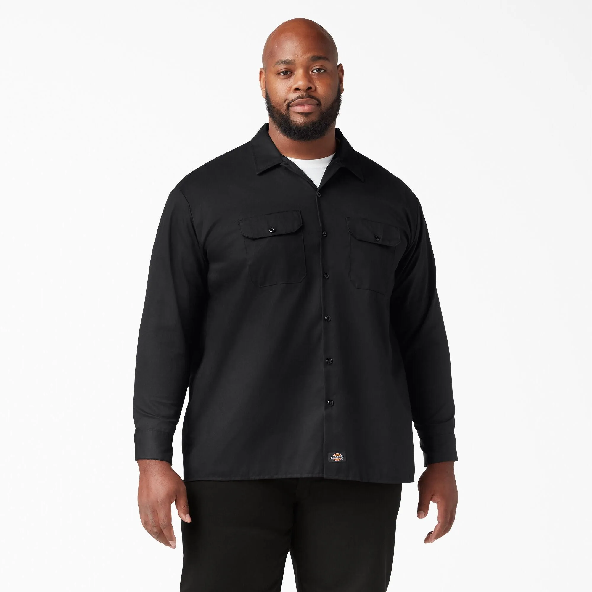 Long Sleeve Work Shirt, Black