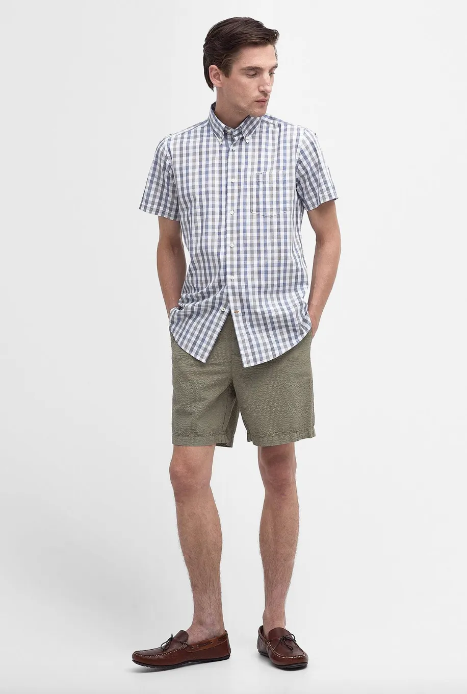 Longstone SS Tailored Fit Shirt Olive